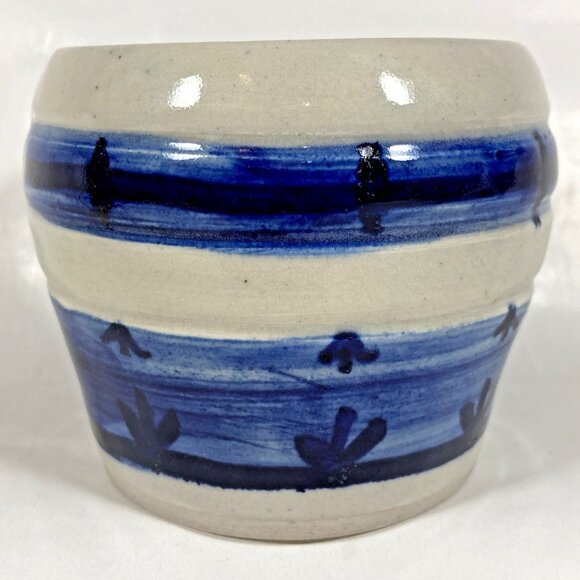 D Wakeford Pottery Vase Pot Planter Blue Cactus Abstract Canada - Picture 2 of 7